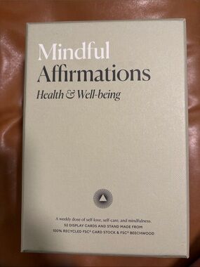 Affirmations Health & Well-being Cream Wall Cards